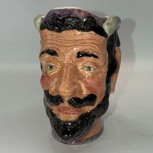 Vintage Pan Lancaster Sandland Handpainted Face Toby Creamer England
